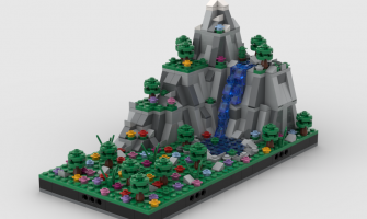 How to build LEGO Rockery - Tutorials