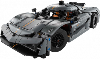 LEGO SET 42173 - Alternate build and Modification | Koenigsegg Jesko Absolut Grey Hypercar