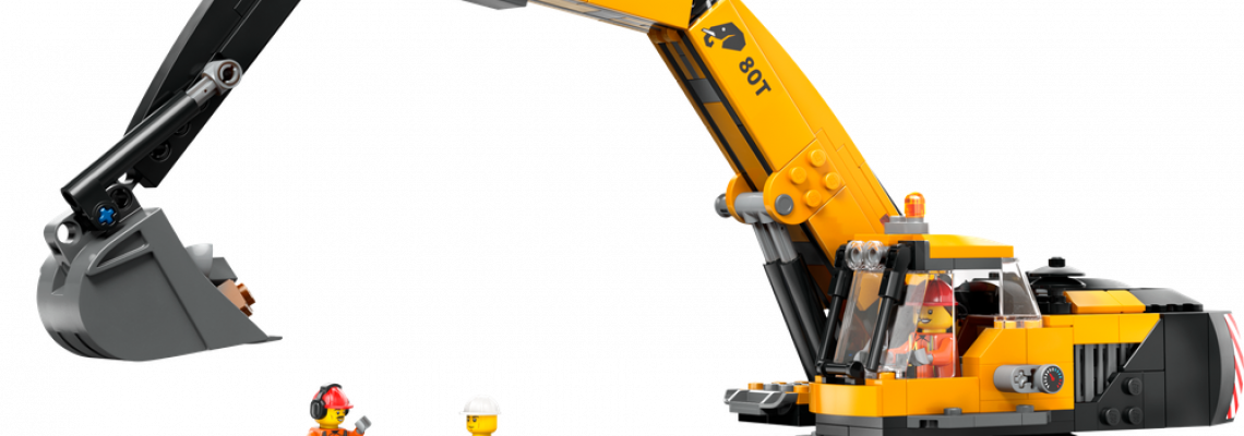 LEGO SET 60420 - Alternate build and Modifications | Yellow Construction Excavator LEGO SET 60420 - Alternate build and Modifications | Yellow Construction Excavator