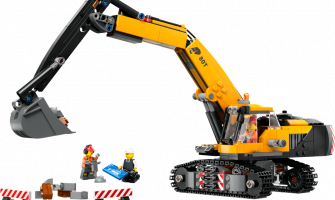 LEGO SET 60420 - Alternate build and Modifications | Yellow Construction Excavator