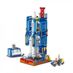 building block moc ideas space launch center bricks toys