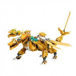 building block ninjago moc golden ultra dragon 60011 bricks toy