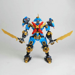 building block ninjago moc samurai x mech 60010 bricks toy