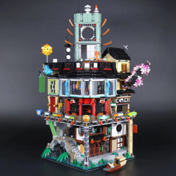 building blocks ninjago city moc 06066 bricks toys