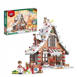 christmas moc expert gingerbread house bricks toys
