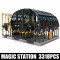 city creator expert magic train station bricks toy 12011