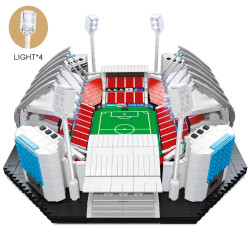 city creator expert moc soccer football stadium bricks toy