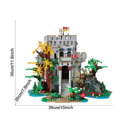 city creator experts castle in the forest bricks toy