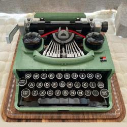 creative expert moc 66886 retro typewriter bricks toy