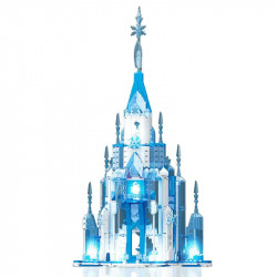 creative moc expert frozen ice castle bricks toy