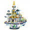 creative moc poseidon palace underwater city mini bricks toy
