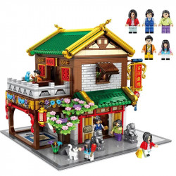 creator expert ancient china town perfume shop bricks toy