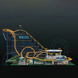 creator expert fairground motorized roller coaster bricks toy