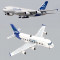 creator expert moc airbus a380 airplane bricks toy