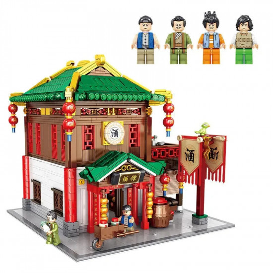 creator expert moc ancient china town street bricks toy creator expert moc ancient china town street bricks toy