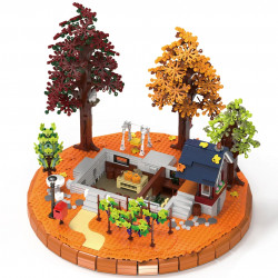creator expert moc autumn winery bricks toy