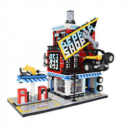 creator expert moc car service center bricks toy