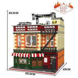 creator expert moc central perk friends house bricks toy