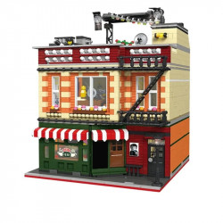 creator expert moc central perk friends house bricks toy