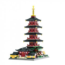 creator expert moc china hanshan temple bricks toy