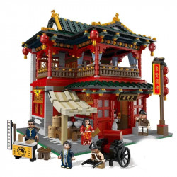 creator expert moc china town pub bricks toy