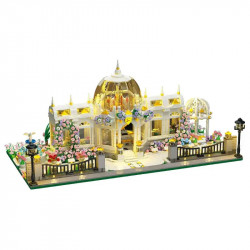 creator expert moc city garden square bricks toy