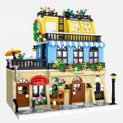creator expert moc city hotel block module bricks toy