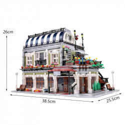creator expert moc city romantic restaurant bricks toys