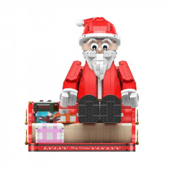 creator expert moc city santa claus bricks toy