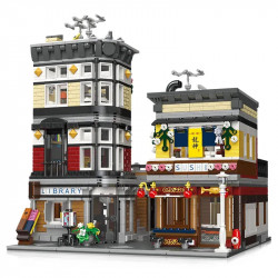 creator expert moc city sushi corner shop bricks toys