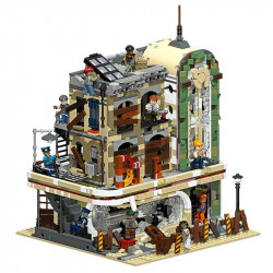 creator expert moc downtown diner apocalypse version bricks toy