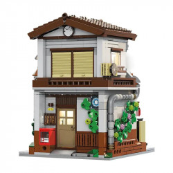 creator expert moc japanese style canteen bricks toy