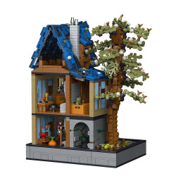 creator expert moc medieval magician house bricks toy
