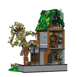 creator expert moc medieval tavern bricks toy