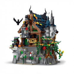 creator expert moc medieval witch house bricks toy