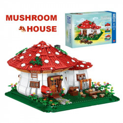 creator expert moc mushroom house mini bricks toys