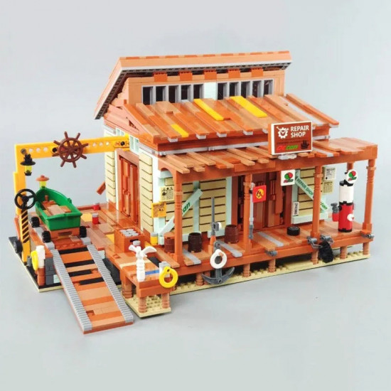 creator expert moc old fishing shipyard bricks toy creator expert moc old fishing shipyard bricks toy
