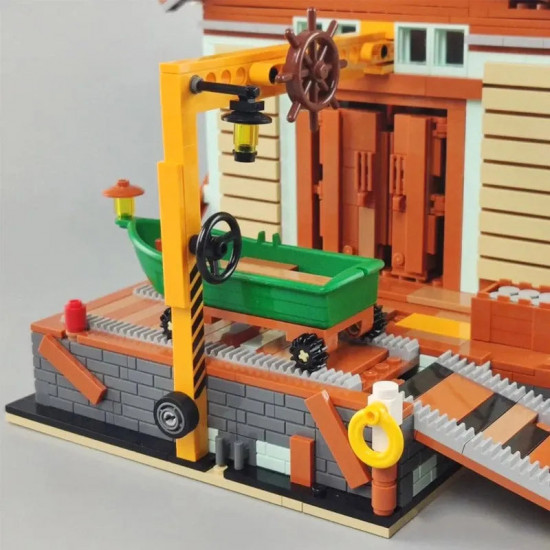 creator expert moc old fishing shipyard bricks toy creator expert moc old fishing shipyard bricks toy