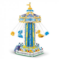 creator expert moc rotating windmill bricks toy