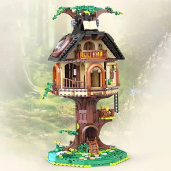 creator expert moc tree house library bricks toy