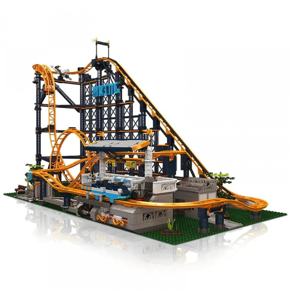 creator expert motorized fairground roller coaster bricks toy - creator ...