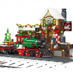 creator expert the railway station at christmas bricks toy