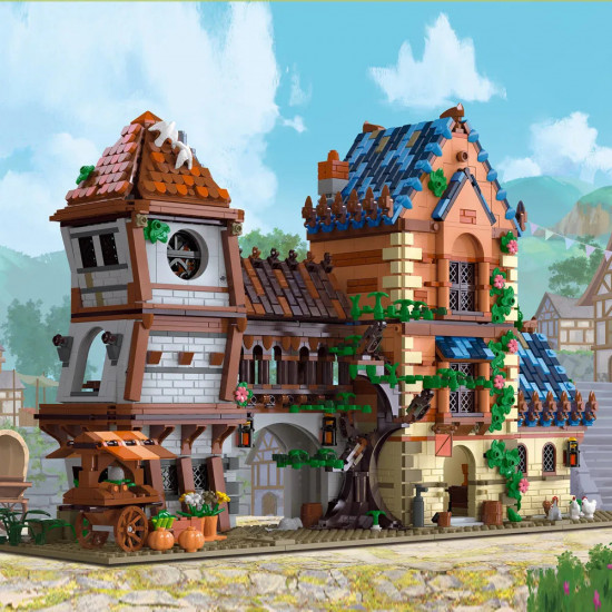 creator experts moc medieval town tavern bricks toy creator experts moc medieval town tavern bricks toy