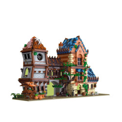 creator experts moc medieval town tavern bricks toy