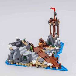 creator ideas moc viking village bricks toy