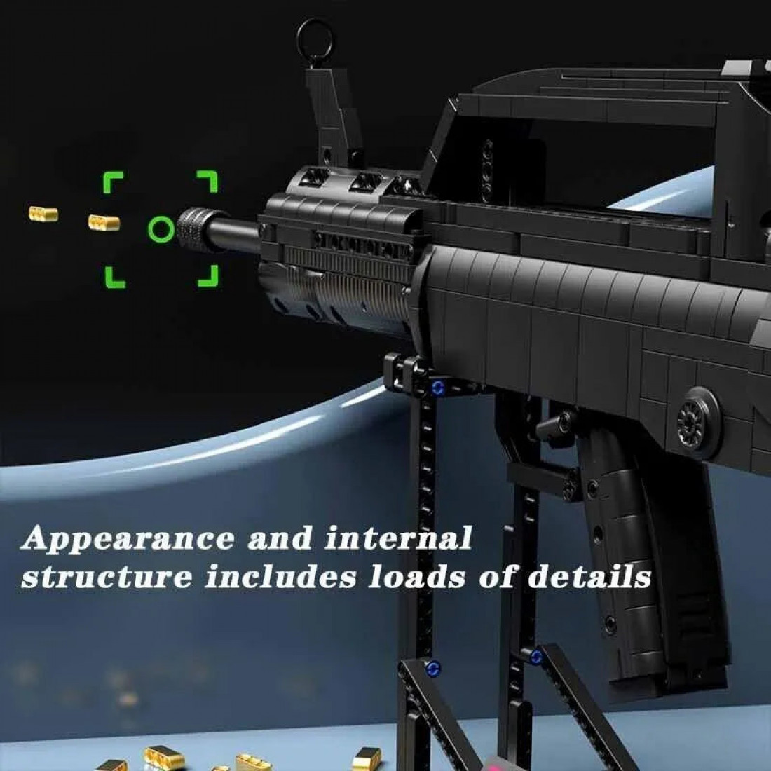 creator military weapon heavy duty assault rifle bricks toy - creator ...