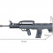 creator military weapon heavy duty assault rifle bricks toy