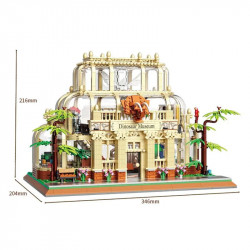creator moc city dinosaur museum mini bricks toy