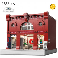 creator street city moc london underground bricks toy