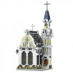 creator street expert moc medieval city church bricks toy